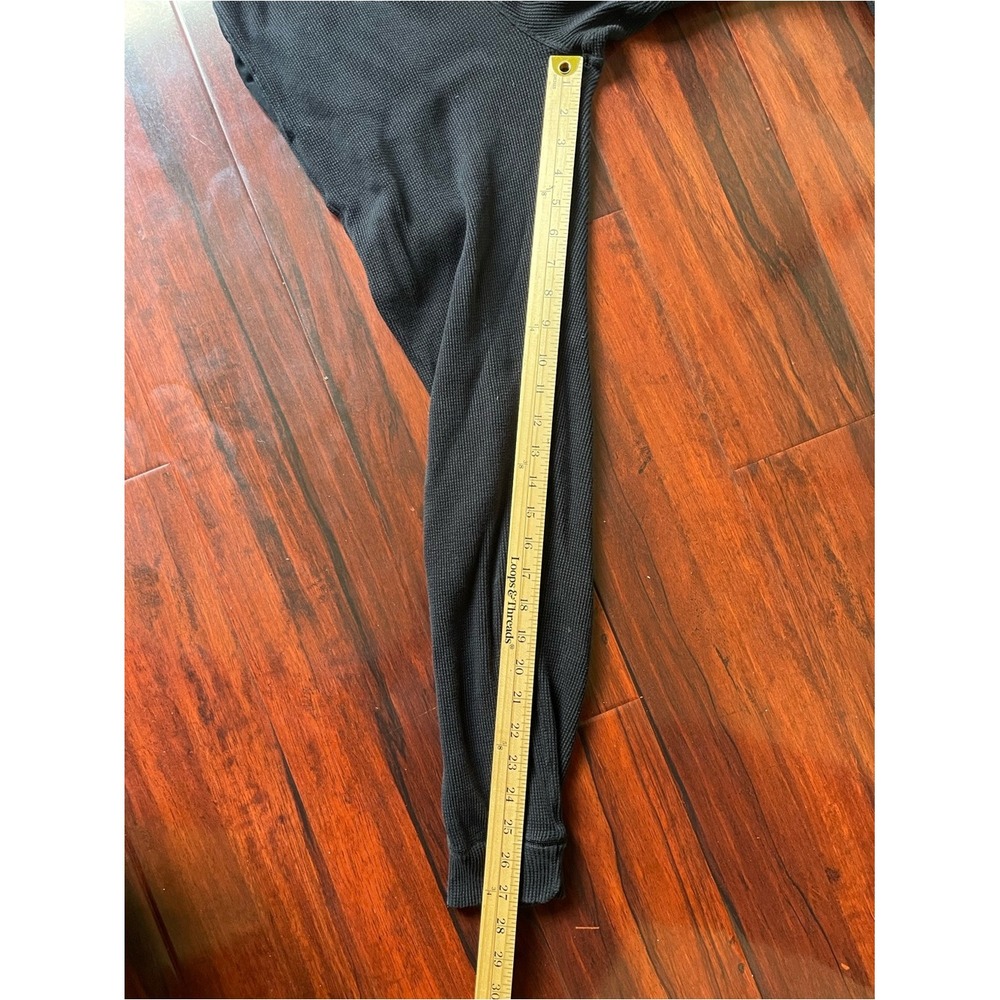 Alexander Wang Bodywear Black Waffle Thermal Jogger Unisex Size Small Preowned - Picture 10 of 12
